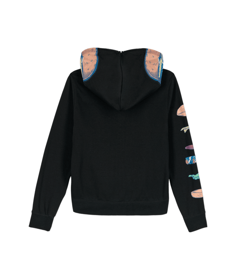 VOLCOM Boys Burgstone Full Zip Hoodie Black Boy's Zip Hoodies Volcom 