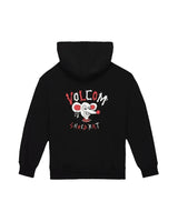 VOLCOM Boys Ozzy Zip Hoodie Black Boy's Zip Hoodies Volcom 
