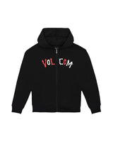 VOLCOM Boys Ozzy Zip Hoodie Black Boy's Zip Hoodies Volcom 