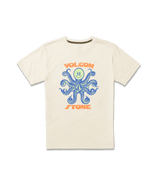 VOLCOM Boy's Octoparty T-Shirt Off White Heather Boy's T-Shirts Volcom 