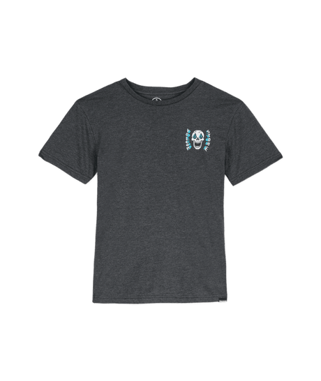 VOLCOM Boys Skeltone T-Shirt Heather Black Boy's T-Shirts Volcom 