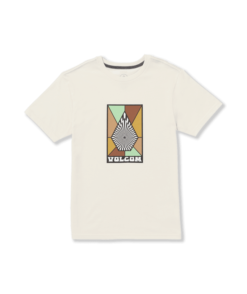 VOLCOM Boys Mosiac T-Shirt Off White Heather Boy's T-Shirts Volcom 