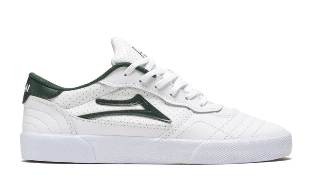 LAKAI Cambridge Shoes White/Pine Leather – Freeride Boardshop