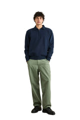 RHYTHM Pacific Vintage Fleece Blue Men's Crewnecks Rhythm 