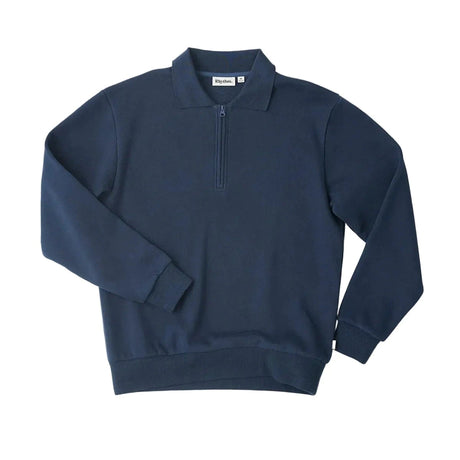 RHYTHM Pacific Vintage Fleece Blue Men's Crewnecks Rhythm 