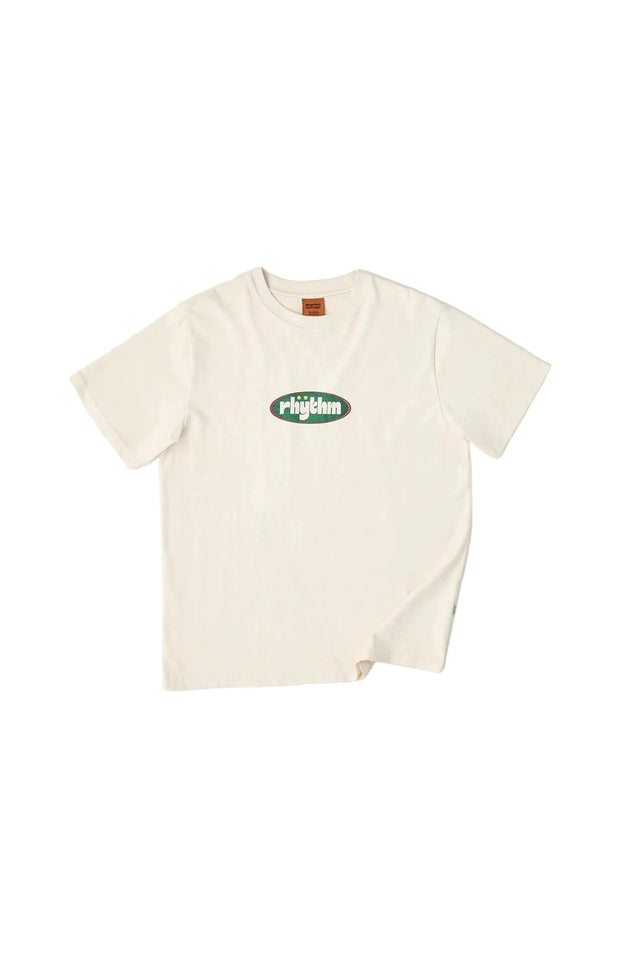 RHYTHM Langer Vintage T-Shirt White Men's Short Sleeve T-Shirts Rhythm 