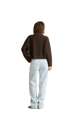 RHYTHM Women's Estelle Fluffy Knit Cardigan Chocolate Women's Sweaters Rhythm 