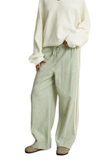 RHYTHM Women's Kirri Check Pant Green Women's Pants Rhythm 