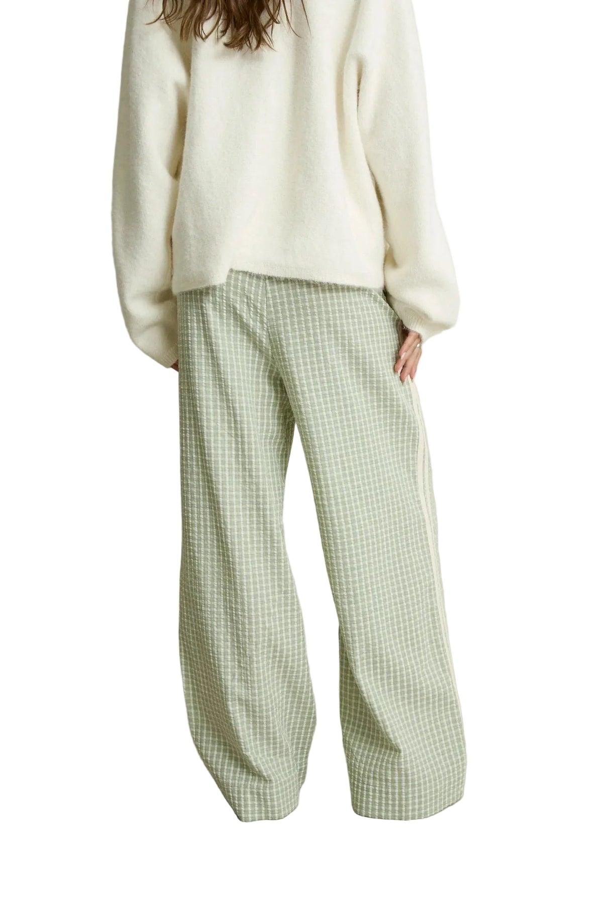 RHYTHM Women's Kirri Check Pant Green Women's Pants Rhythm 