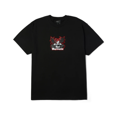 HUF Chaos T-Shirt Black Men's Short Sleeve T-Shirts Huf 