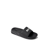 REEF Kids One Slide Sandals Reef Black/White Youth Sandals Reef 