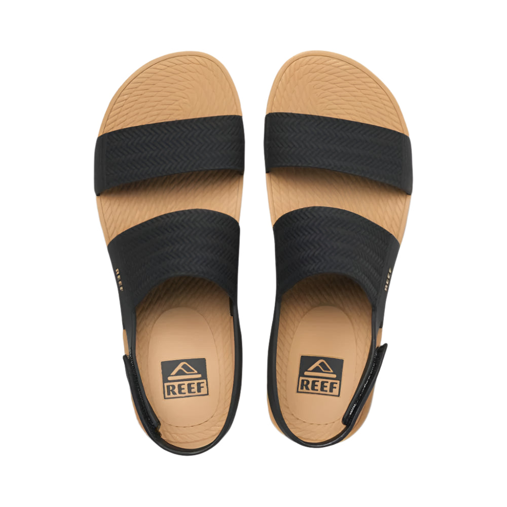REEF Women's Water Vista Sandals Black/Tan Women's Sandals Reef 