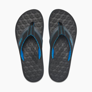 REEF The Ripper Sandals Black/Blue Men's Sandals Reef 