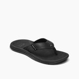 REEF Santa Ana Sandals All Black Men's Sandals Reef 