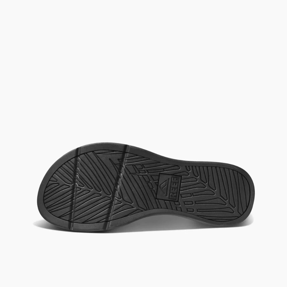 REEF Santa Ana Sandals All Black Men's Sandals Reef 