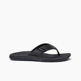 REEF Santa Ana Sandals All Black Men's Sandals Reef 