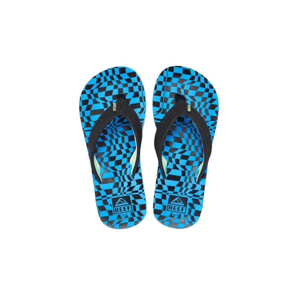 REEF Kids Ahi Sandals Swell Checkers Youth Sandals Reef 