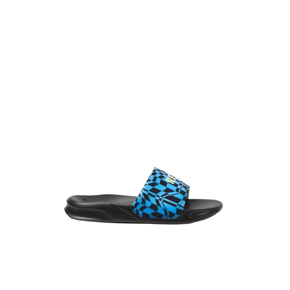 REEF Kids One Slide Sandals Swell Checkers Youth Sandals Reef 
