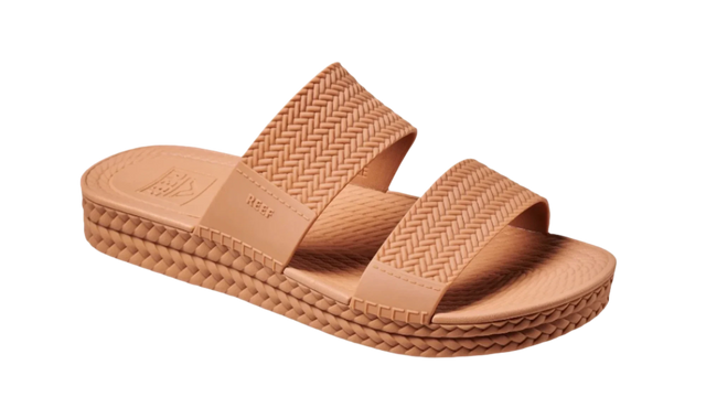 REEF Women's Water Vista Slides Sandals Natural Women's Sandals Reef 