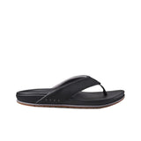REEF Cushion Bonzer Sandals Black/Gum Men's Sandals Reef 
