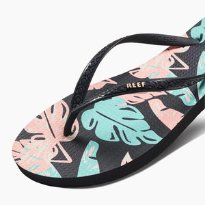 REEF Women's Seaside Prints Sandals Neon Monstera Women's Sandals Reef 