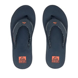 REEF Fanning Sandal Navy/Orange Men's Sandals Reef 