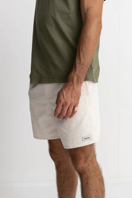 RHYTHM Classic Cord Jam Vintage White Men's Walkshorts Rhythm 