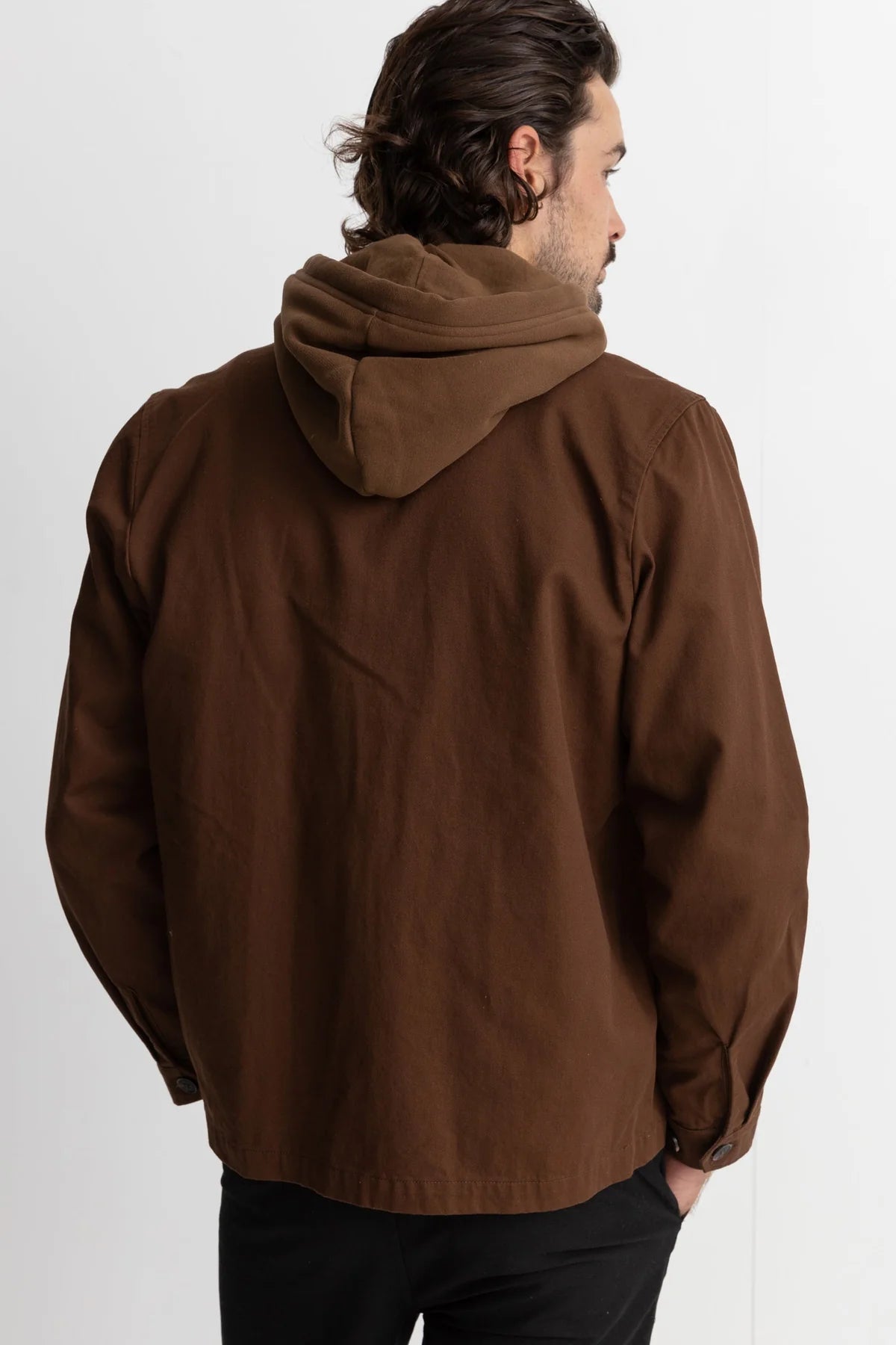 RHYTHM Classic Shop Jacket Chocolate Men's Street Jackets Rhythm 