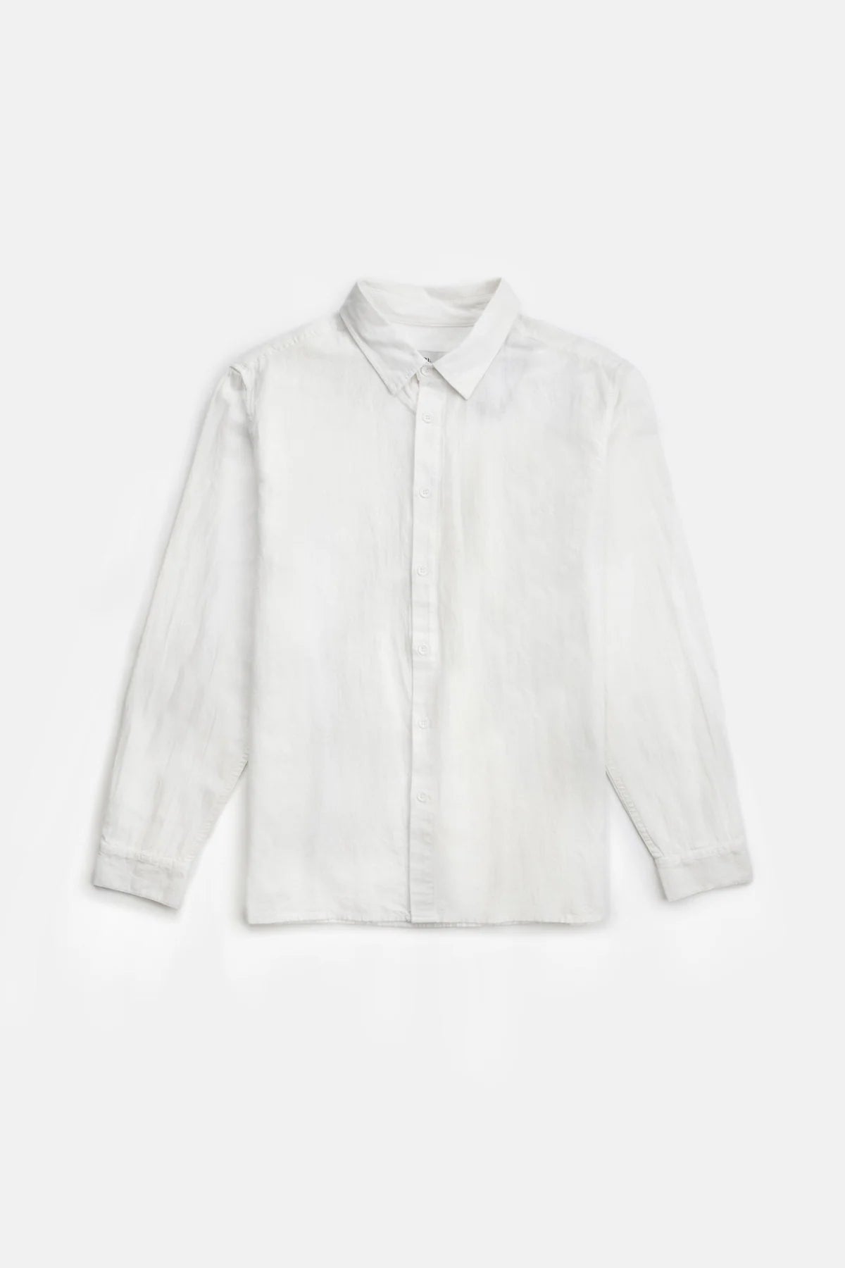 RHYTHM Classic Linen Long Sleeve Button Up Vintage White Men's Long Sleeve Button Up Shirts Rhythm 