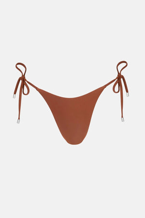 RHYTHM Women's Classic Tie Side High Cut Bikini Bottom Rust Women's Bikini Bottoms Rhythm 