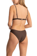 RHYTHM Women's Classic Holiday Bikini Bottom Chocolate Women's Bikini Bottoms Rhythm 