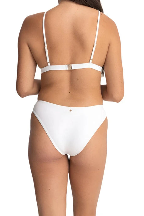RHYTHM Women's Classic Holiday Bikini Bottom White Women's Bikini Bottoms Rhythm 