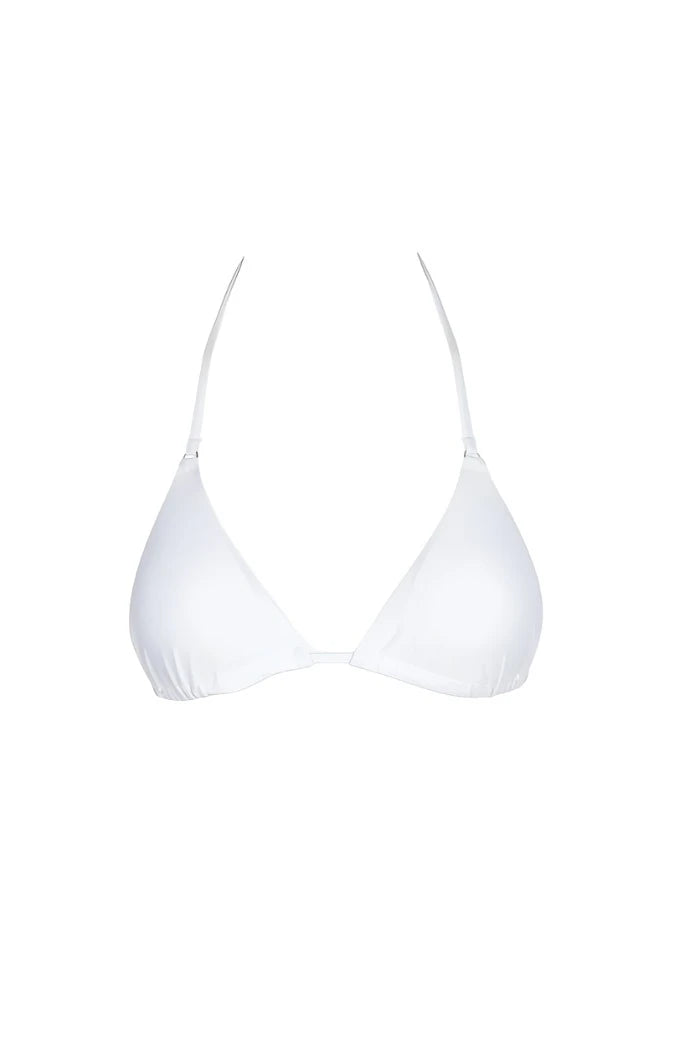 RHYTHM Women's Classic Slide Triangle Top White Women's Bikini Tops Rhythm 