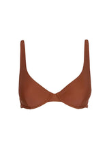 RHYTHM Women's Classic Underwire Bikini Top Rust Women's Bikini Tops Rhythm 