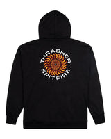 THRASHER Spitfire X Thrasher Classic Swirl Hoodie Black Men's Pullover Hoodies Thrasher 