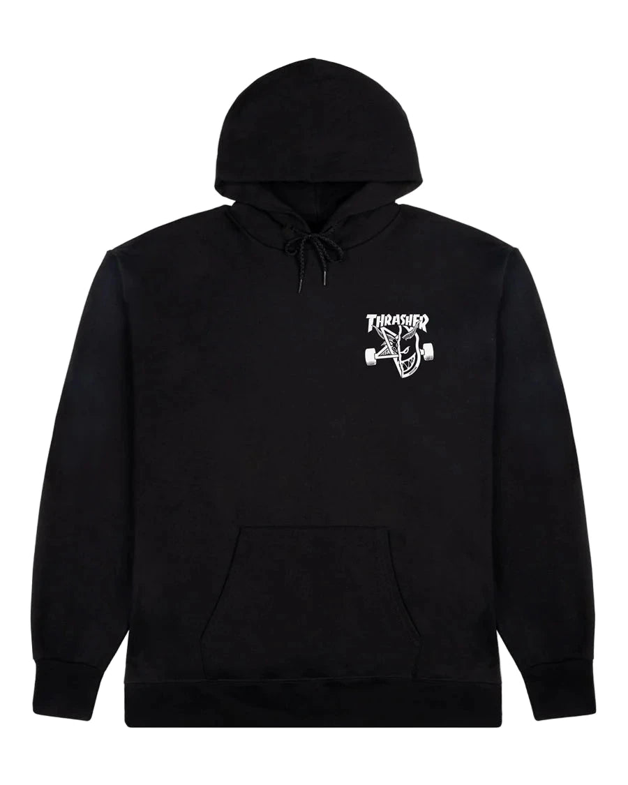 THRASHER Spitfire X Thrasher Classic Swirl Hoodie Black Men's Pullover Hoodies Thrasher 