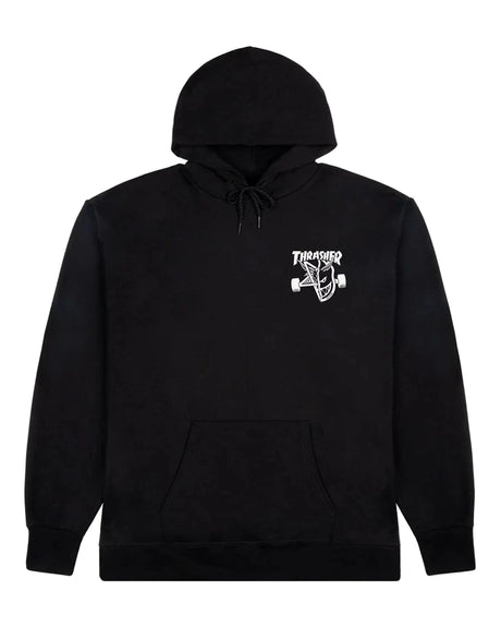 THRASHER Spitfire X Thrasher Classic Swirl Hoodie Black Men's Pullover Hoodies Thrasher 