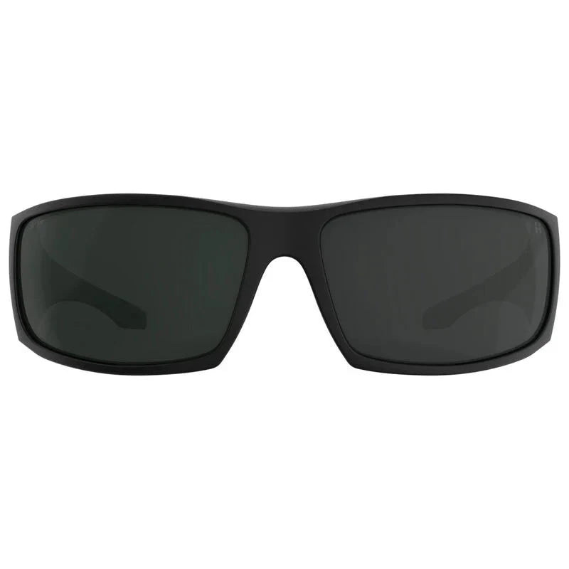 SPY Cooper XL Matte Black - Happy Grey Green Sunglasses Sunglasses Spy 