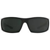 SPY Cooper XL Matte Black - Happy Grey Green Sunglasses Sunglasses Spy 