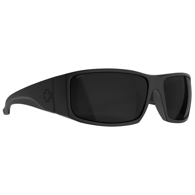 SPY Cooper XL Soft Matte Black - Happy Boost Black Mirror Polarized Sunglasses Sunglasses Spy 