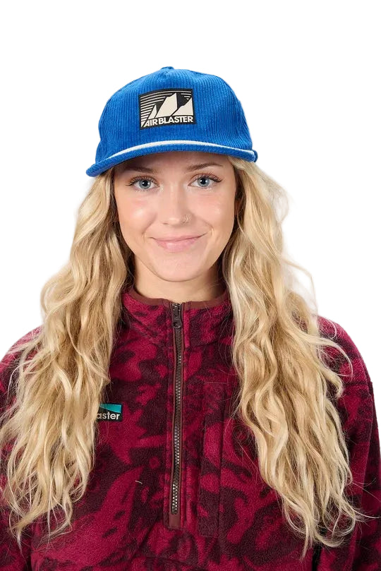 AIRBLASTER Corduroy Cap Blue Men's Hats Airblaster 