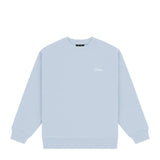 DIME Cursive Small Logo Crewneck Blue Fog Men's Crewnecks Dime MTL 