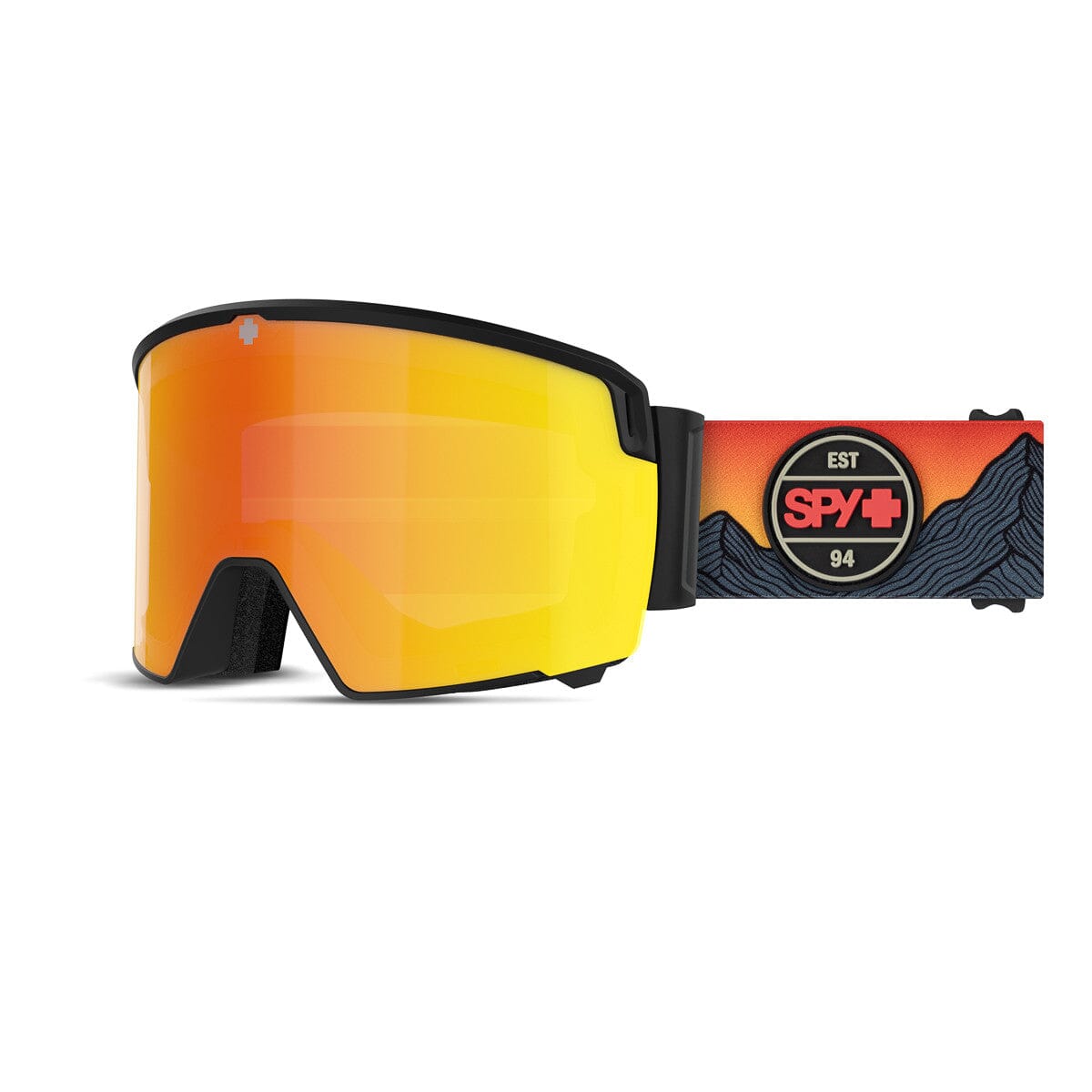 SPY Crosspoint MTN Scape Dusk Orange - Happy Bronze Red Mirror + Happy LL Pink Snow Goggle Snow Goggles Spy 