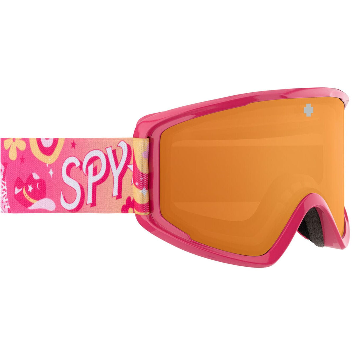 SPY Youth Crusher Elite Jr Eco Pink Party - LL Persimmon Snow Goggle Youth Snow Goggles Spy 