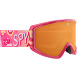 SPY Youth Crusher Elite Jr Eco Pink Party - LL Persimmon Snow Goggle Youth Snow Goggles Spy 