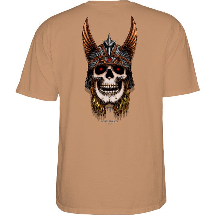 POWELL PERALTA Andy Anderson Skull T-Shirt Gold Men's Short Sleeve T-Shirts Powell Peralta 