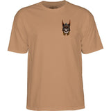 POWELL PERALTA Andy Anderson Skull T-Shirt Gold Men's Short Sleeve T-Shirts Powell Peralta 