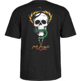 POWELL PERALTA McGill Skull & Snake T-Shirt Black Men's Short Sleeve T-Shirts Powell Peralta 