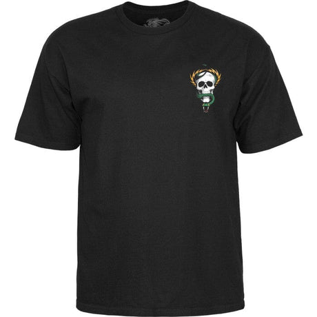 POWELL PERALTA McGill Skull & Snake T-Shirt Black Men's Short Sleeve T-Shirts Powell Peralta 
