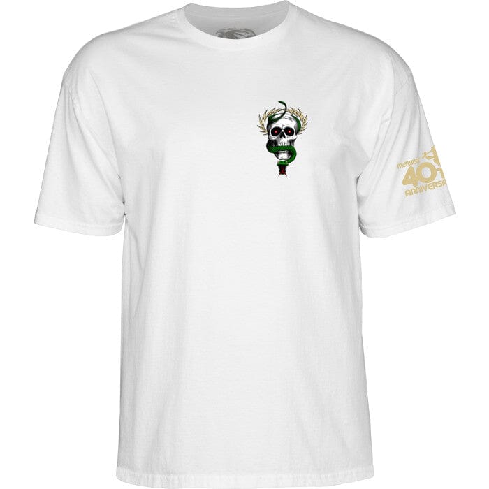 POWELL PERALTA McGill 40th Anniversary McTwist T-Shirt White